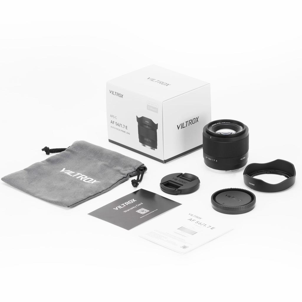 VILTROX AF 56mm E Sony Interchangeable Compatible with Sony and Other Mirrorless Prime Lens F1.7 Lens, E-Mount Lens, 6400, 6600, 6700, FX30, ZV-E10