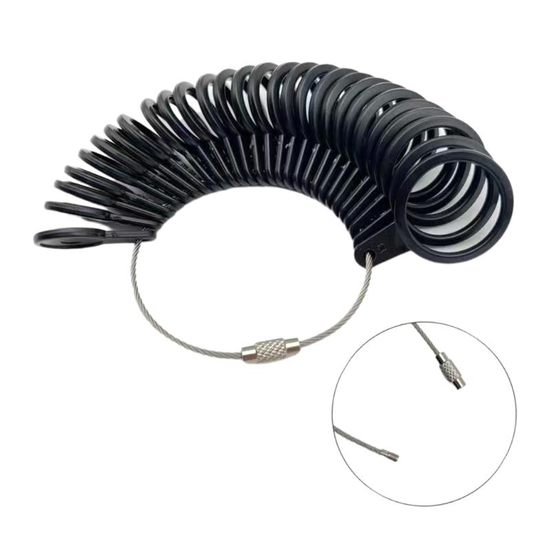 3/4/6/7Pcs Jewelry Sizers Finger Rings Sizing Measuring Tool Rings Sizer Gauge Set Circle Models Reusable Rings Sizer