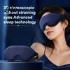 Travel Essentials for Sleeping Sleep Mask Men Women 3D Blackout Eye Masks with Adjustable Elastic Strap Side Deep Home Sleepers Light Blocking