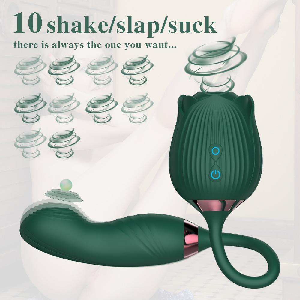 Rose Sucking Licking Vibrator For Women Dildo Clit Sucker Nipple Clitoris Stimulation Vibrators Female Sex Toys For Adults 18+