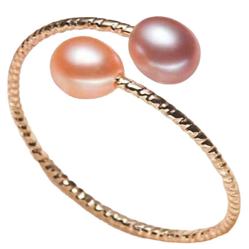 

Adjustable Women s Freshwater Pearl Ring, Light Luxury & Fashionable