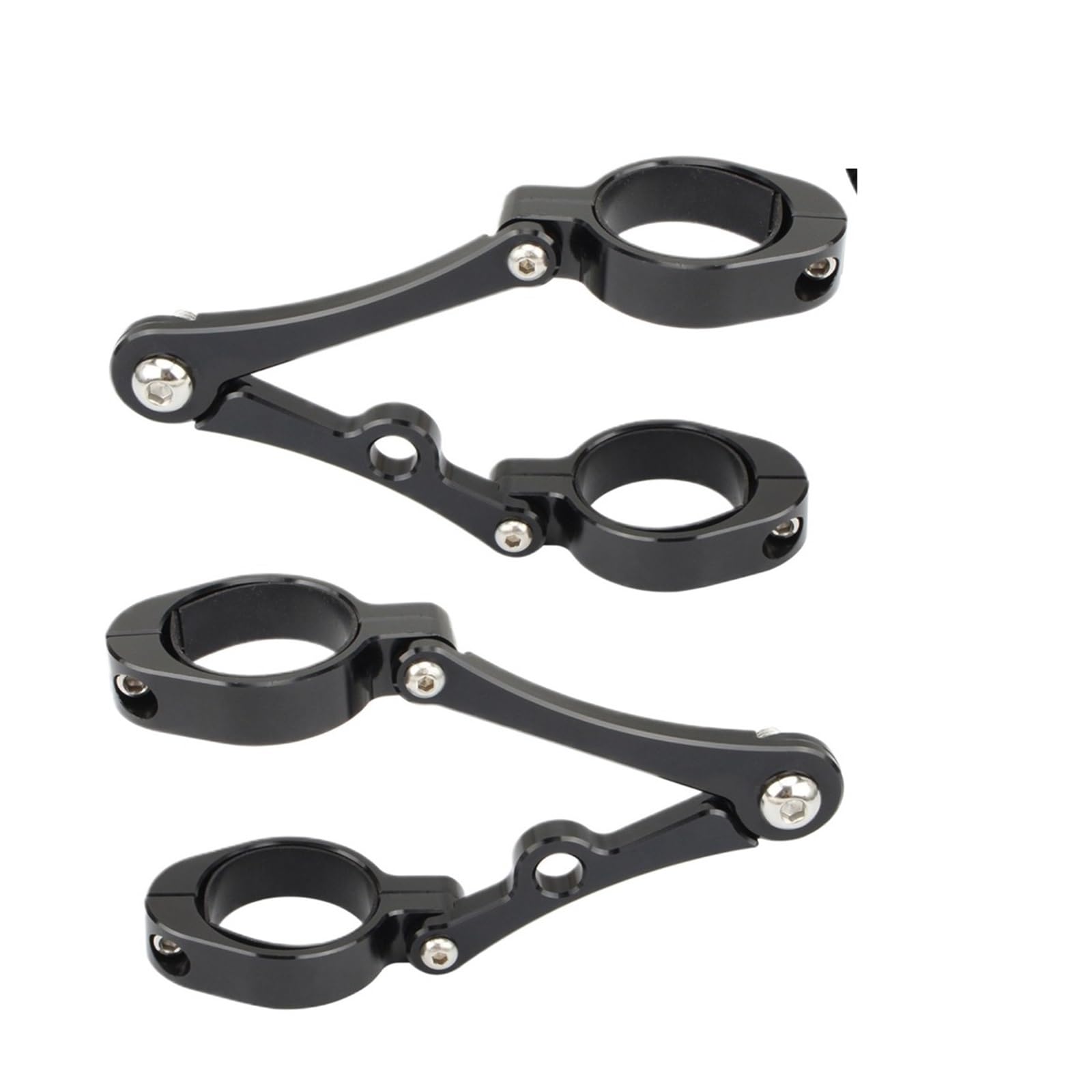 

SHENGW 33мм-58мм Кронштейн фары Крепление Зажим Труба вилки Держатель фары 54мм 49мм 45мм 41мм 37мм Мотоцикл (54-58 мм) One Size