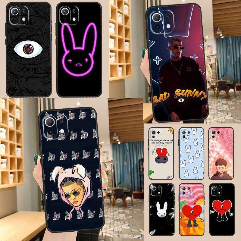 Bad Bunny Case For POCO F5 X3 X5 Pro F3 F4 GT M5s C40 Back Cover For Xiaomi 13 12 Lite 11T 12T Pro 12X