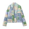 Women's Floral Quilted Short Jacket - Autumn/Winter 2024, M6216