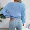 Women's  Winter Top  Style Casual  Sleeve Knitted Sweater