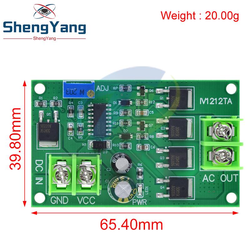 100W DC-AC Power Inverter Transformer DC 12V to AC 12/24V Square Wave Signal Generator Voltage Regulator Power Converter Board