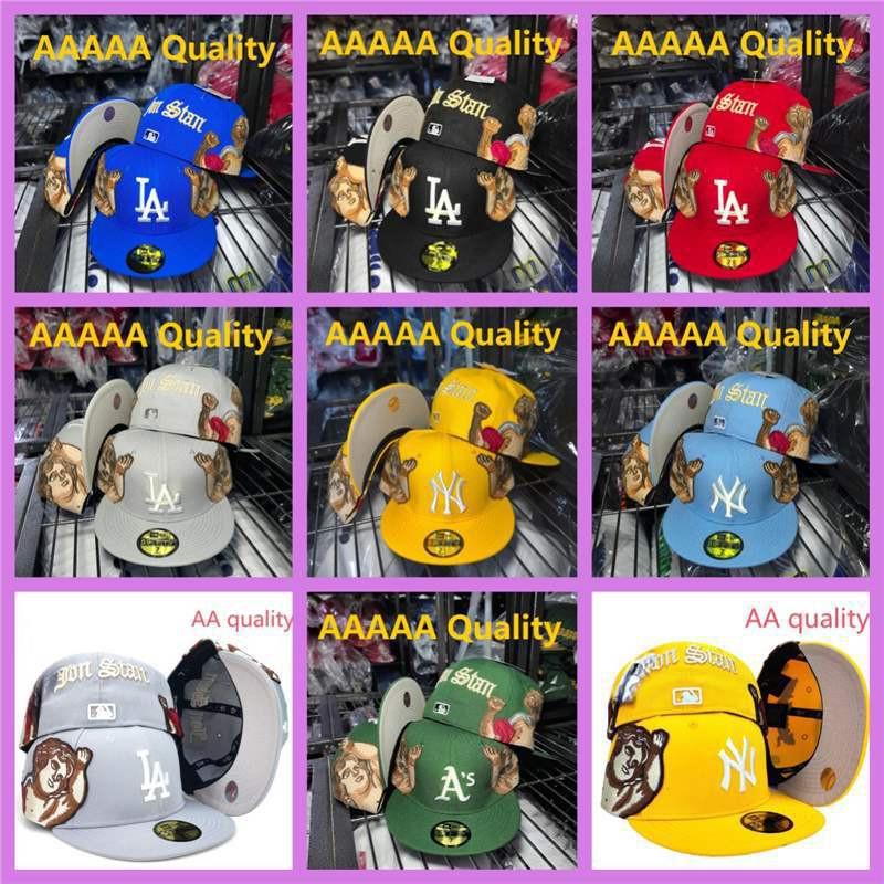 AA Quality Fitted Baseball Caps 3D Embroidered Men Sports Outdoor Use