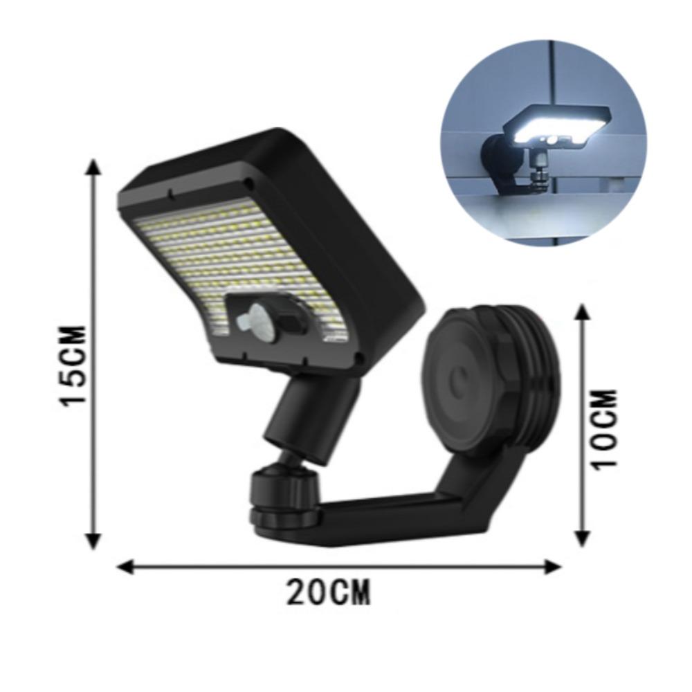 Solar Wall Light Fence Light Auto on/Off Motion Sensor Outside Lamp 3 Modes Security Porch Light Solar Magnetic Lamp for Garden