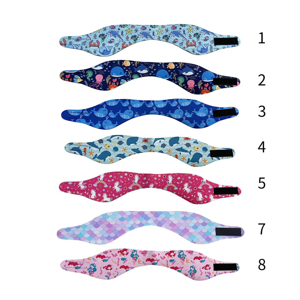 Adjustable Swim Headband Swim Ear Band Protective Covers Comfortable Swimmer Swimming Headband Ear Guards for Kid Adult