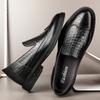 Luxury Brand Men Loafers Men Brogue British Oxford Dress Shoe Male Gentleman Genuine Leather Footwear Business Casual Shoes Men