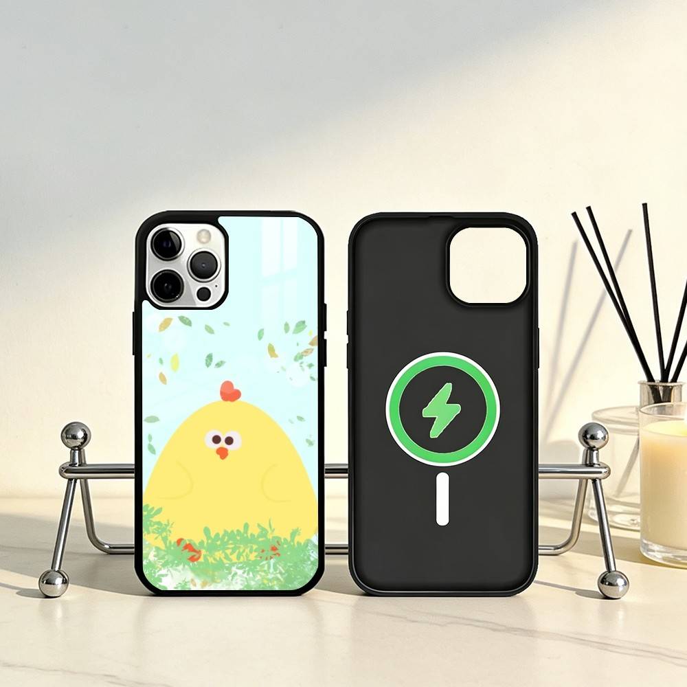 D-un D-un Hühnchen Handyhülle Für iPhone17,16,15,14,13,12,11 Plus,Pro Max Magnetisch Für Magsafe Kabelloses Laden