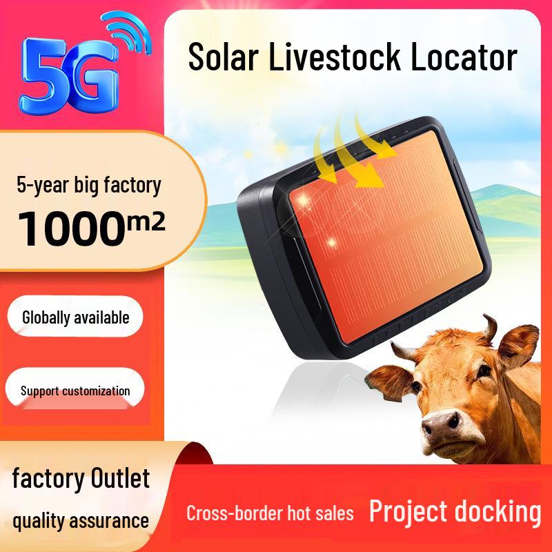 Solar-Powered GPS Cattle and Sheep Locator: Waterproof Anti-Lost Tracking Collar with Extended Battery Life