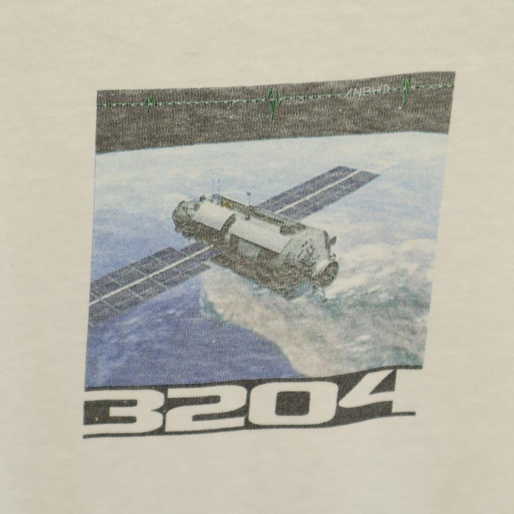 NEIGHBORHOOD 90s Old Early Neighbor Space Satellite Print Short sleeve T-shirt Men's Used