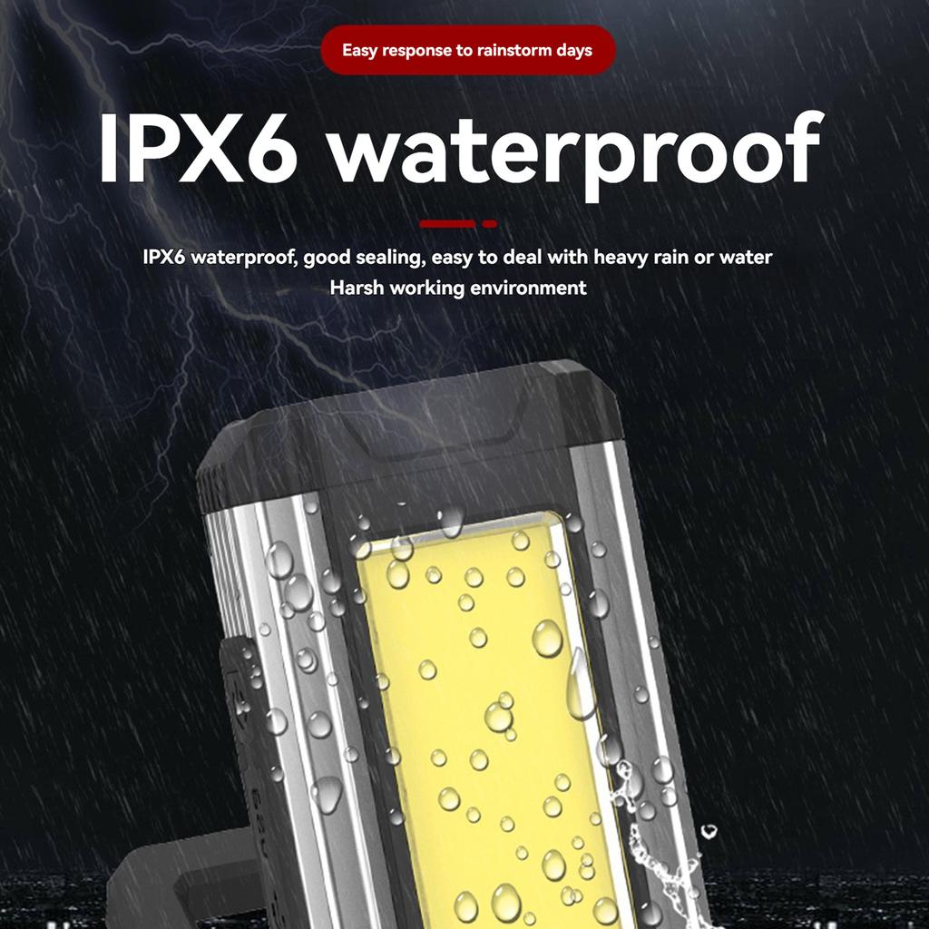 COB work light Folding hooking COB work light LED repair light Multi-function USB charging inspection light