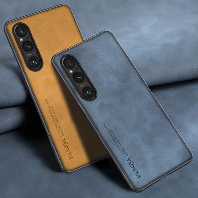 Luksusowe skórzane etui dla Sony Xperia 1 5 10 V 5 IV 5G Tylna pokrywa Silikonowa ochrona Etui na telefon dla Sony Xperia 1 5 10 IV Coque