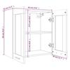 Lyon Wall Mounted Cabinet with Glass Grey Sonoma 60 x 31 x 60 cm Particleboard