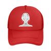 Abstract Grid Overlay FeUnisex Portrai Mesh Baseball Cap For Womens Unisex FeUnisex Beach Dad Hat Hip Hop
