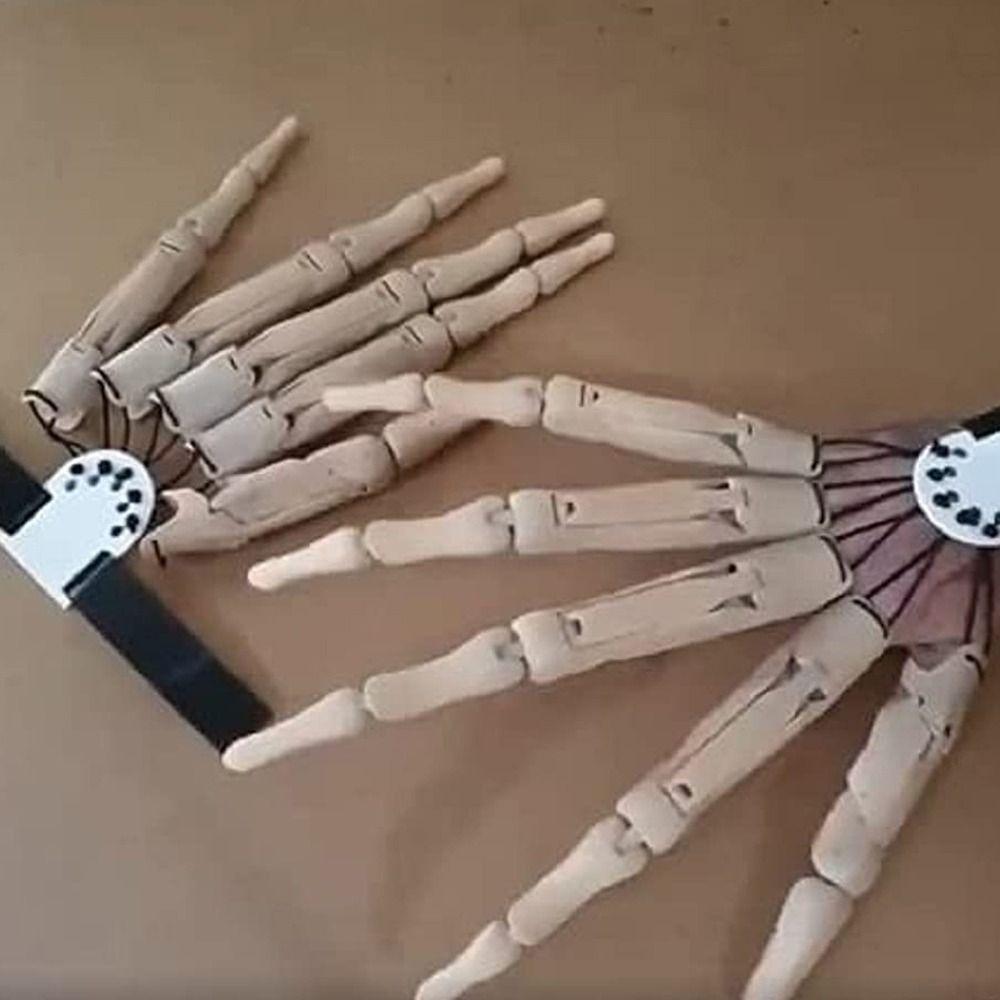 Scarry Fake Fingers 3D Articulated Finger Halloween Extensions Flexible Finger  Costume