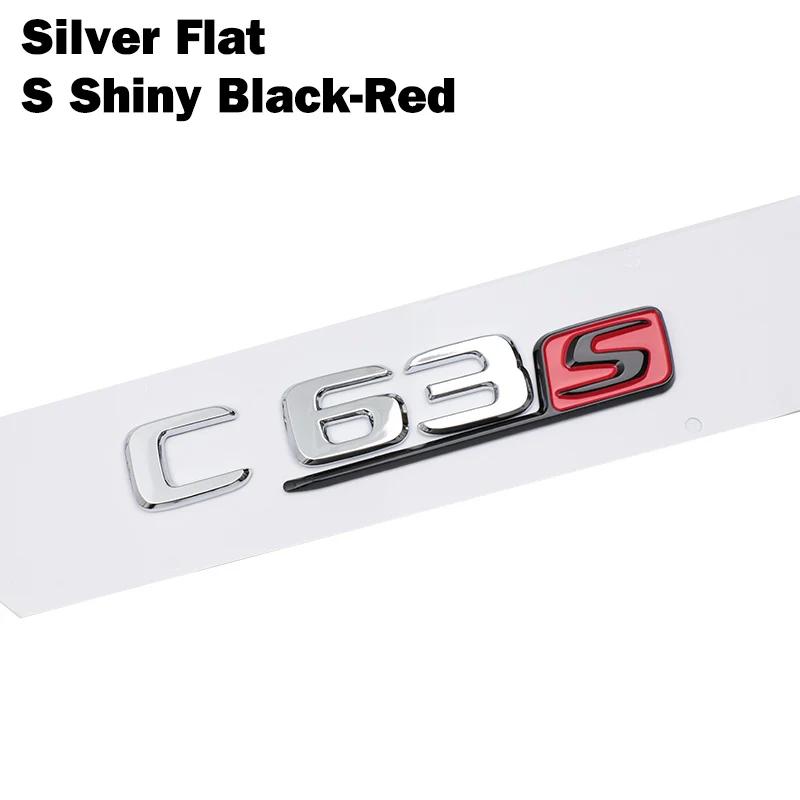 Auto-Tuning Für Mercedes Benz AMG C-Klasse W204 W205 C63 C63S Buchstabenlogo 3D ABS Aufkleber Auto Heckklappe Emblem Namensschild Aufkleber