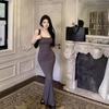 Women's Summer Slimming Sleeveless Bodycon Fishtail Midi Dress