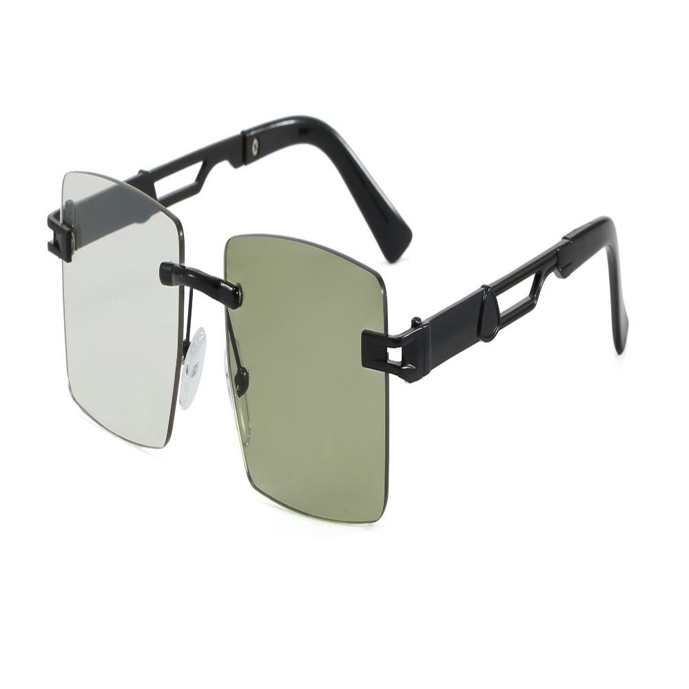 

1Pc New UV Protection Frameless Sunglasses Outdoor Street Photography Ultra-Light Cycling Eyewear Shades for Women & Men