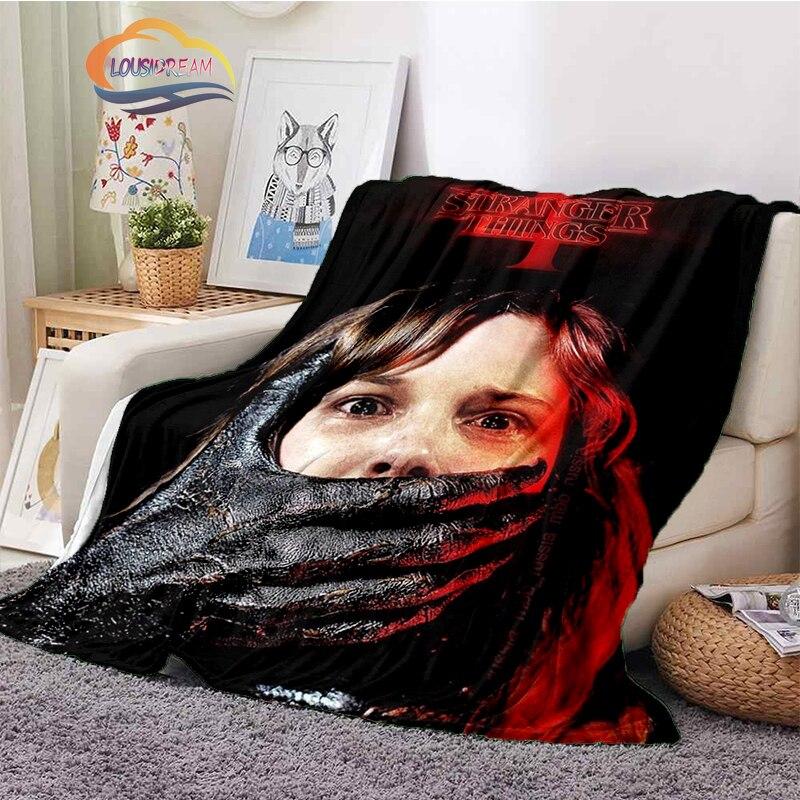 Stranger Things blanket 3D print Halloween Stranger Things blanket newest Popular Horror drama Sofa bed blanket Camping blanket