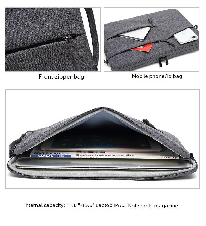 Multi-Pocket Laptop & Tablet Storage Bag for 13-15 Inch Devices
