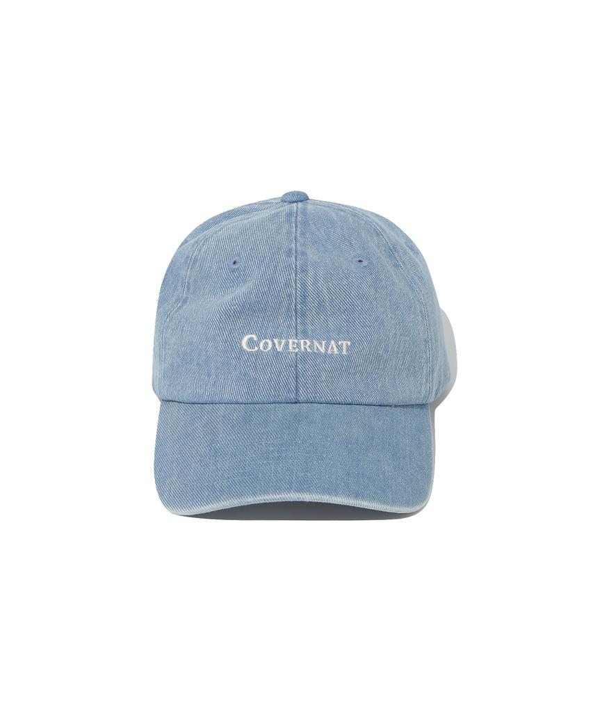 COVERNAT Logo Cozy Fit Denim Ball Cap Denim