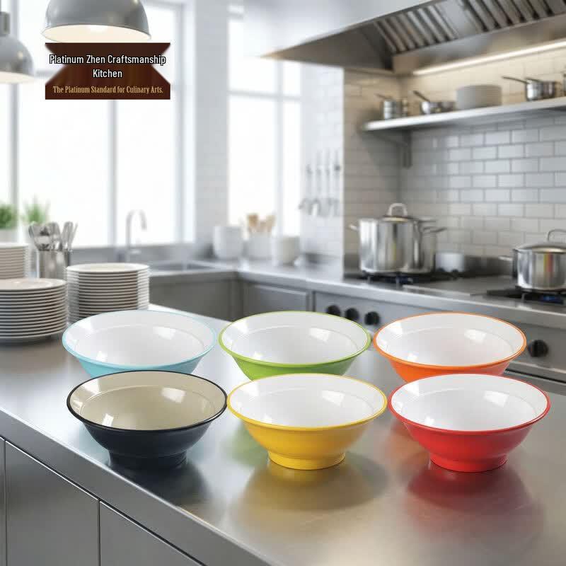 Bo Zhen Chef 8.5-inch Melamine Noodle Soup Bowl