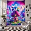 Wall TapestrySmurfs Cute Art Hanging Cloth Decorative Background Cover for Room Decoration