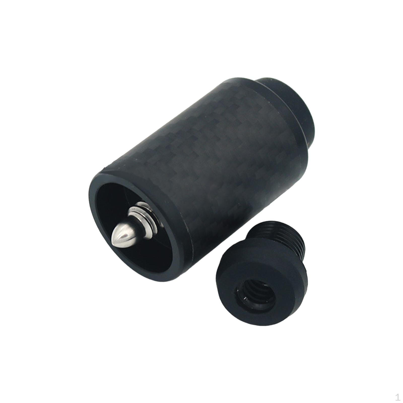 Billiard Pool Cue Extension Carbon Fiber Accessories 5cm