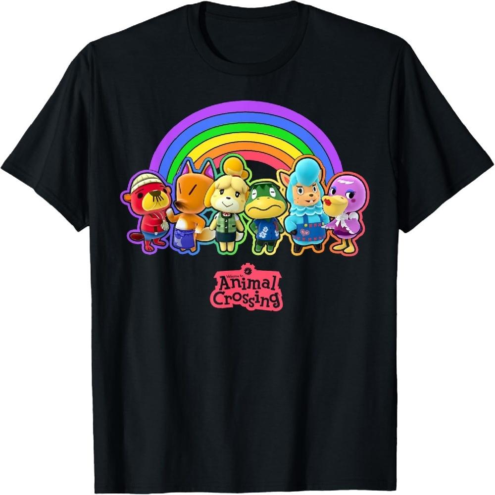 

Animal Crossing ЛГБТК Радужные Персонажи Nintendo Линейка Футболка S