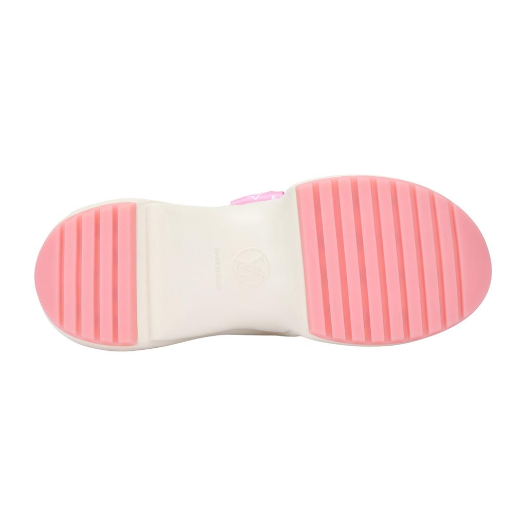 Louis Vuitton Archlight 1.0 Sneakers 'Beige With Pink Monogram Ribbon' Women's 1ABB68