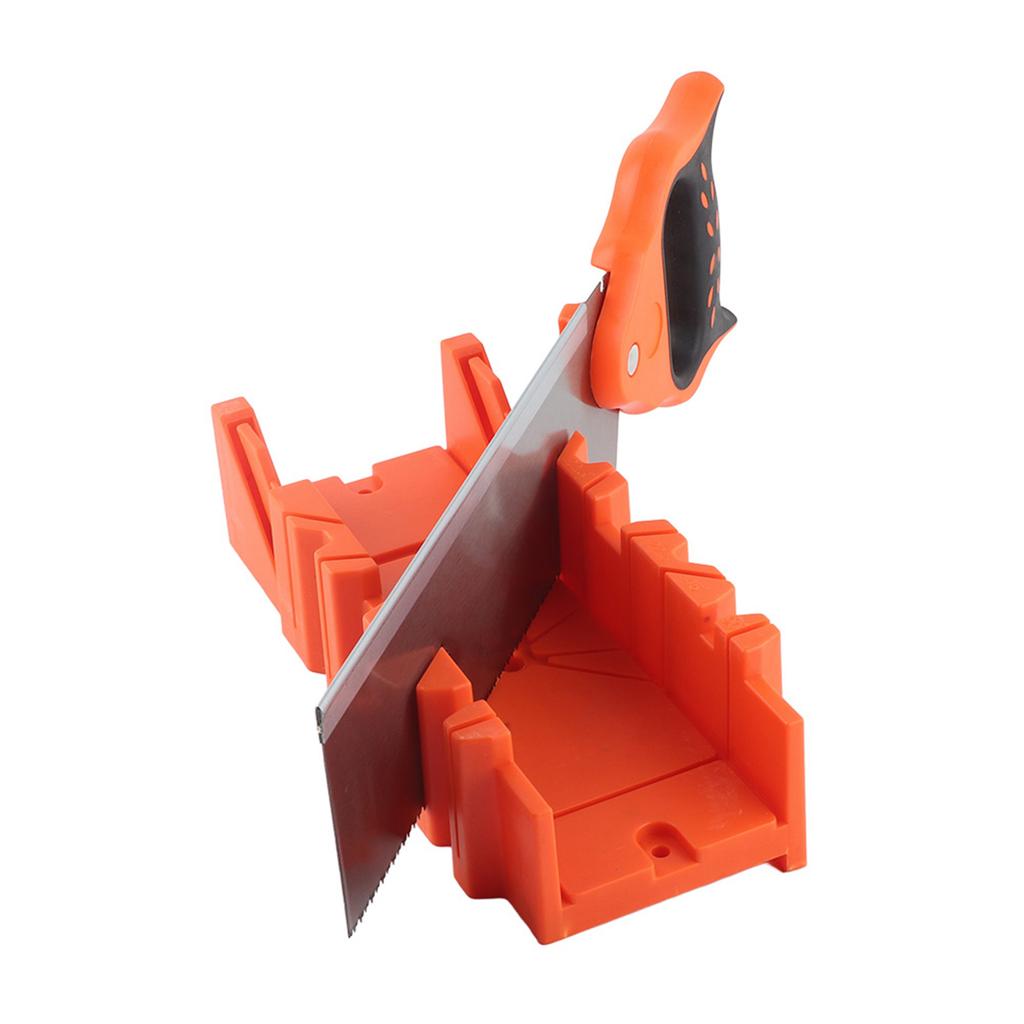12 Inch ABS Plastic Multiple Angle Clamping Mitre Box with 14 Inch Back Saw