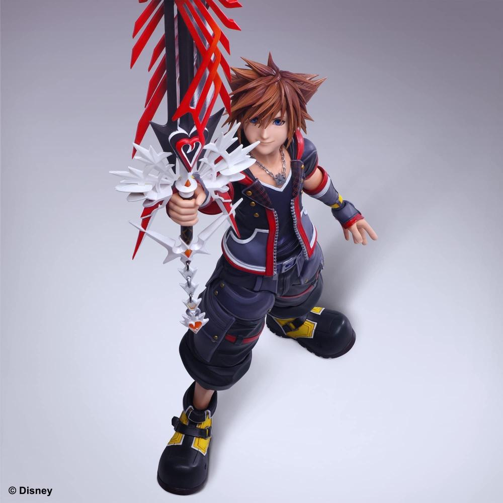 KINGDOM HEARTS III Play Arts Kai Sora ver.2 DX версия ПВХ окрашенная подвижная фигурка — фото 6