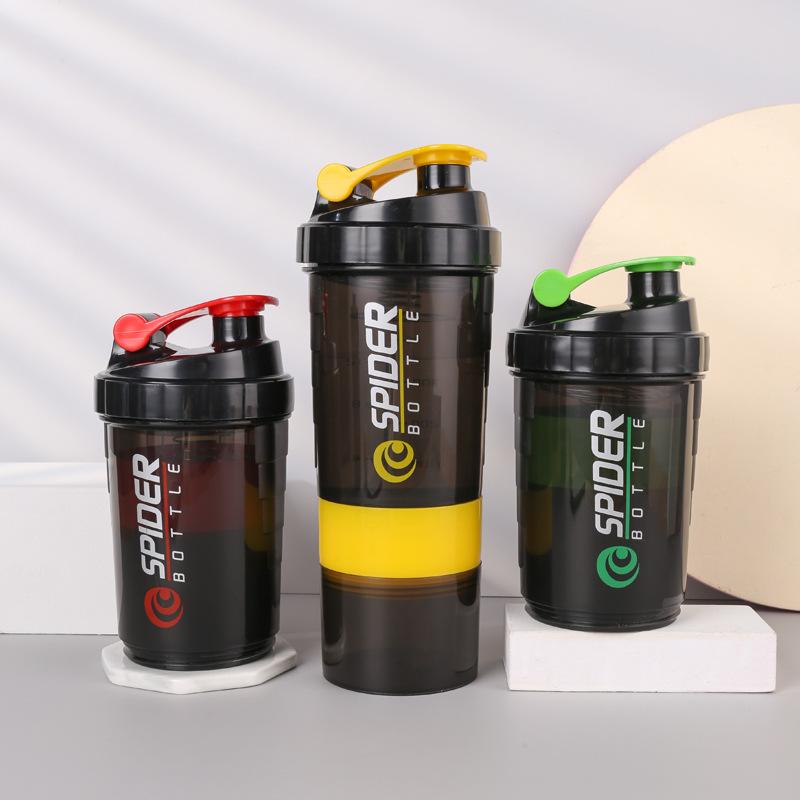 550ML Protein Powder Shaker Cup Milkshake Cup Fitness Cup Mixing Cup with Printed Plastic Cup Water Cup