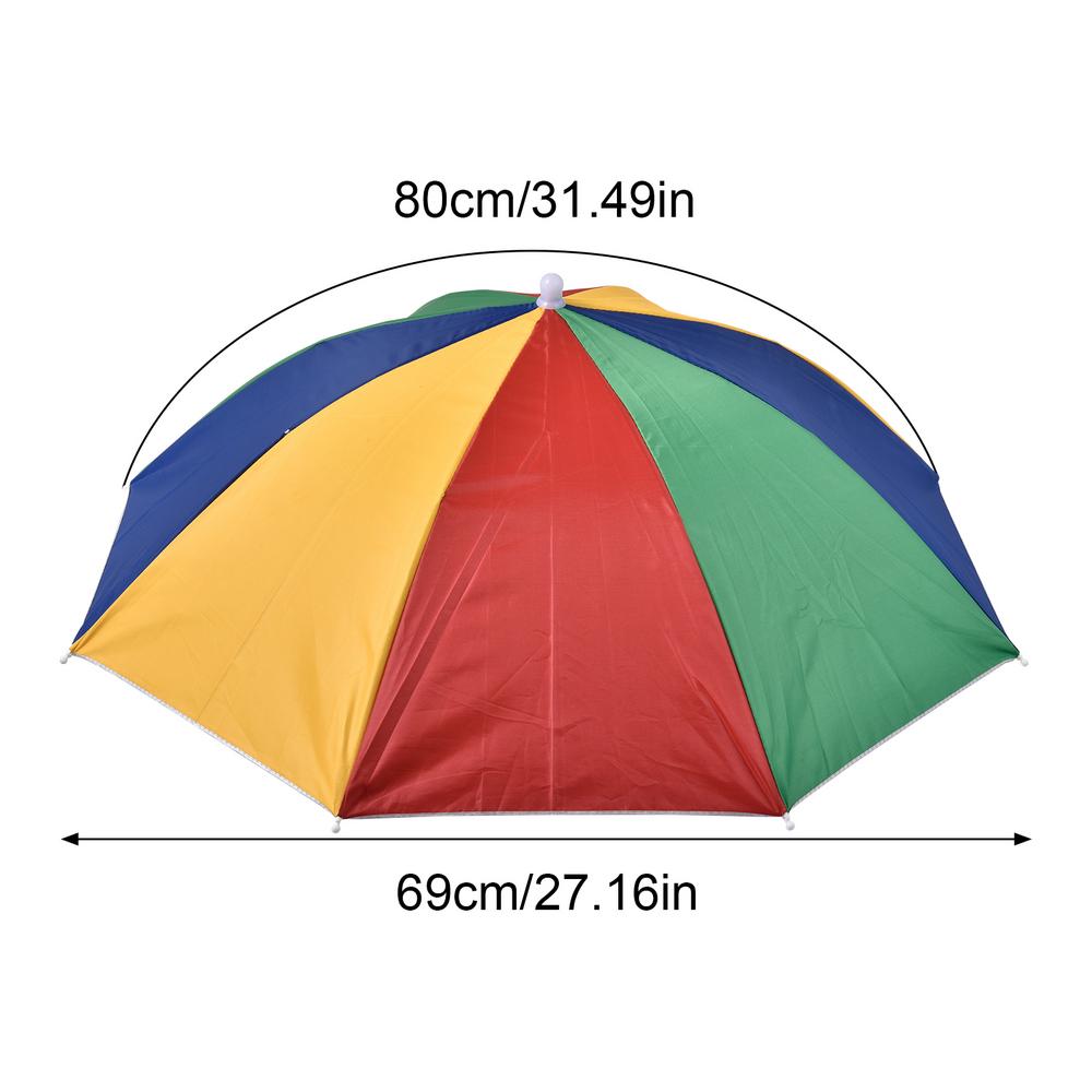 Fishing Cap Sport Umbrella Hat Hiking Beach Camping Headwear Cap Sun Shade Anti-UV Camouflage Foldable Sunscreen Shade Umbrella