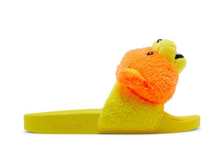 adidas JS Adilette Jeremy Scott Teddy Yellow