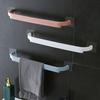 Towel Bar Self Adhesive Good Load-bearing Moisture-proof No Drilling Strong Adhesiveness Hanging Towel Waterproof Toilet Single Rod Towel Rack