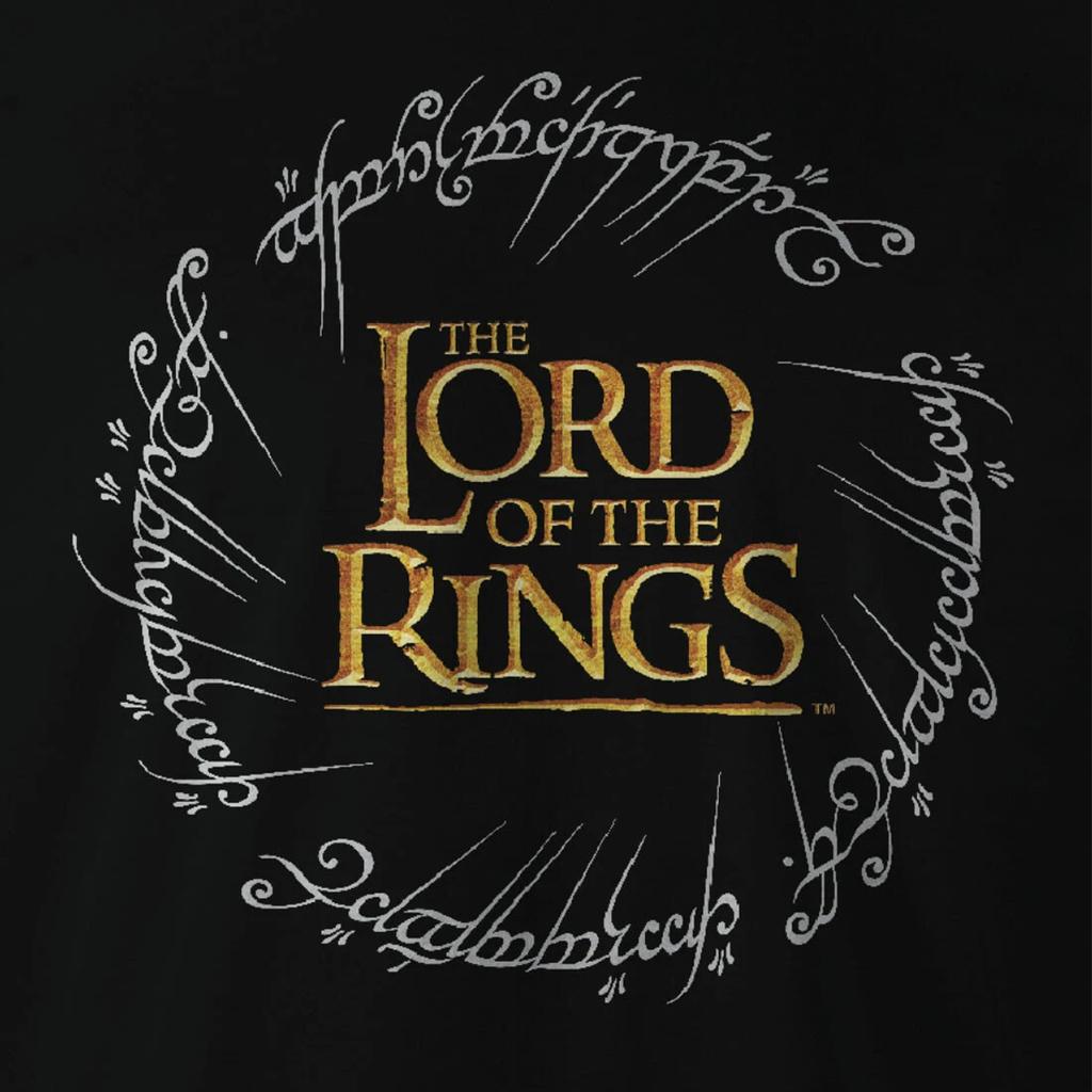 The Lord Of The Rings Mens Ring Logo T-Shirt