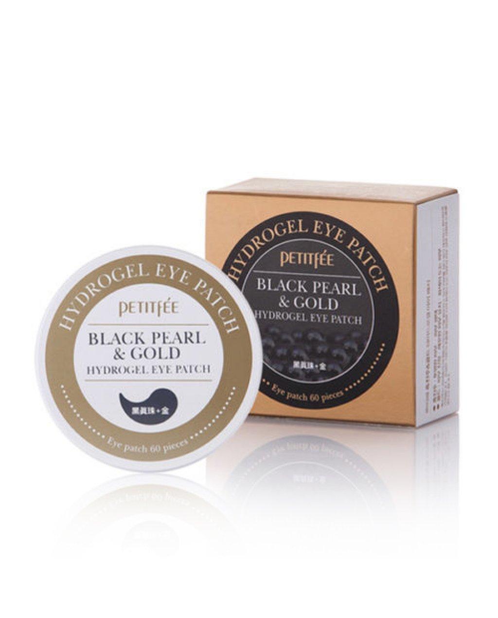 

Petitfee Black Pearl & Gold Hydrogel Eye Patch - Hydrożelowe płatki pod oczy z czarną perłą i naturalnym złotem