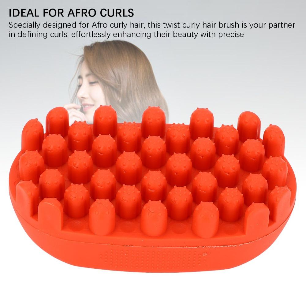 Professional Twist Styler Brush Quick Easy Afro Twist Brush Twist Curl Comb For Black Men