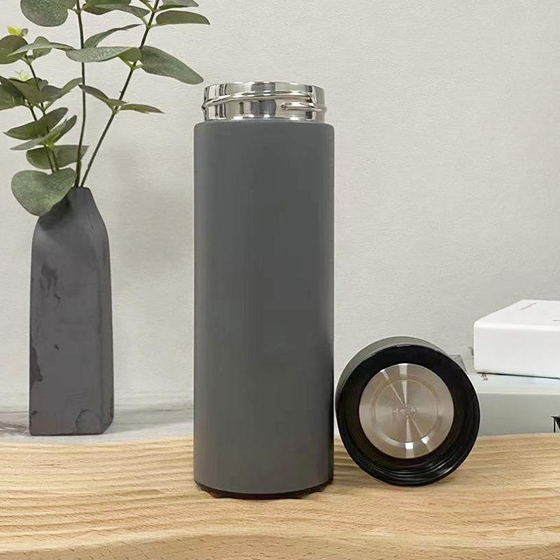 Simple 304 Stainless Steel Office Car Glossy Business Mug Portable Fashion Mug