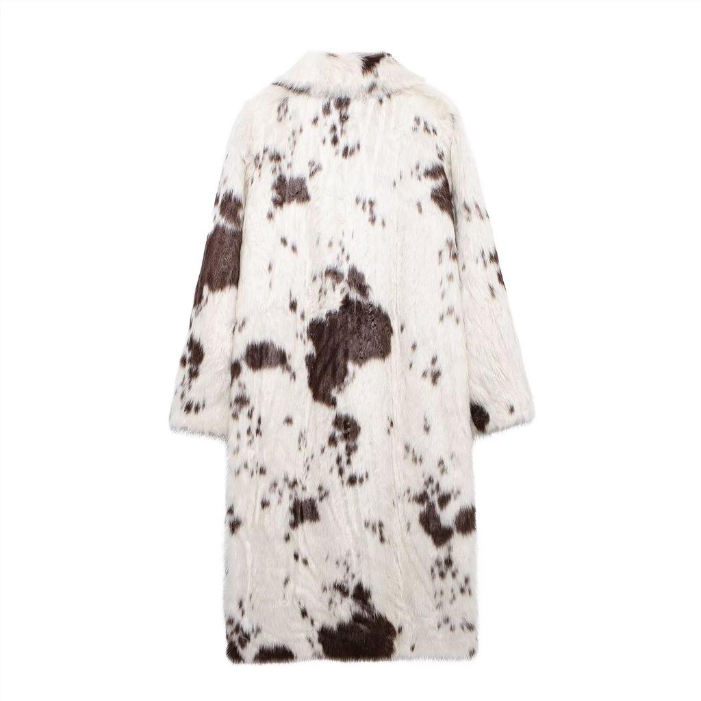 Women's Faux Fur Coat: Autumn/Winter European & American Style, Fashionable, Eco-friendly, Simple & Elegant