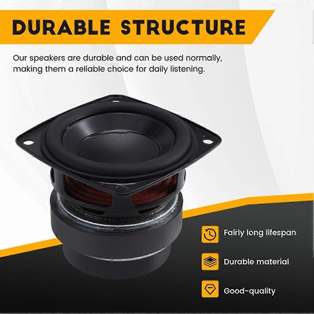2 ks 2,75palcový přenosný širokopásmový reproduktor 4 Ohm 20W HiFi reproduktor Bluetooth reproduktor pro Xtreme 2