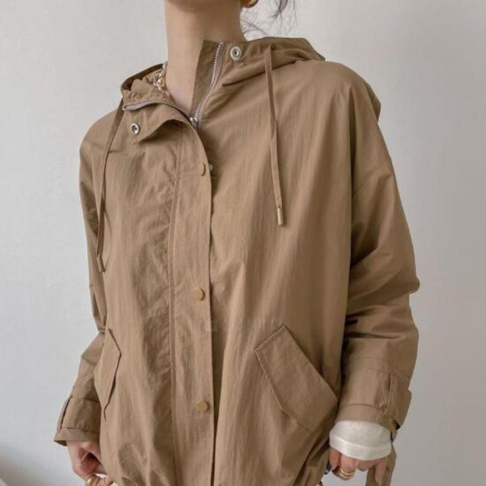 New ArrivalS Open Run Women S Windbreaker Jacket Simple Hoodie Autumn