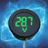 DC 4-100V DC Digitales Voltmeter-Kopfstück Verpolungsschutz LED Digitalanzeige Runder Voltmeter-Kopf Kleines Volt-Testwerkzeug