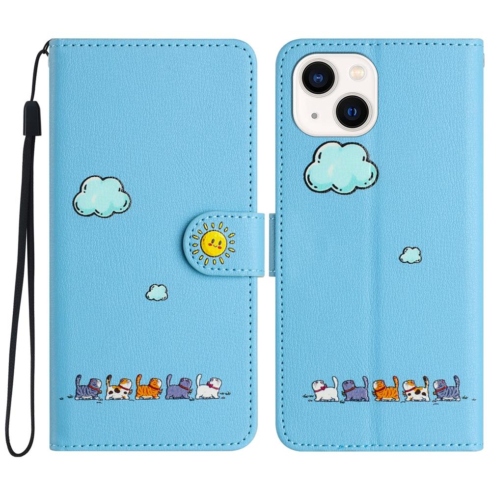 Kawaii Cat i Phone 15 Plus Case for iPhone 15 16 14 11 12 Pro Max 13 Mini Apple 6 7 8 SE 16E XS Cases Leather Wallet Flip Cover