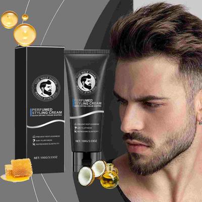 Gel para modelar cabelos masculino, estilo fresco, estilo duradouro, estilo para cabelos, estilo glamour masculino, 100g