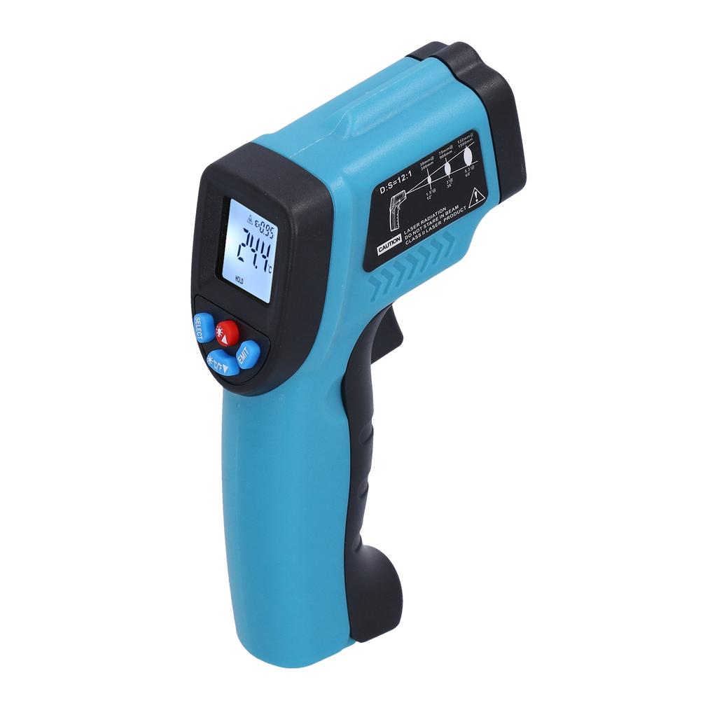 550 Infrared Thermometer Handheld Temperature Tester Digital NonContact Thermometer(Orange Yellow )